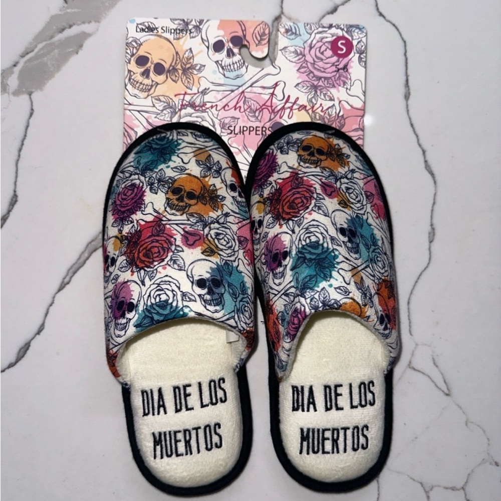 Day of the Dead,  Dia De Los Muertos Slippers